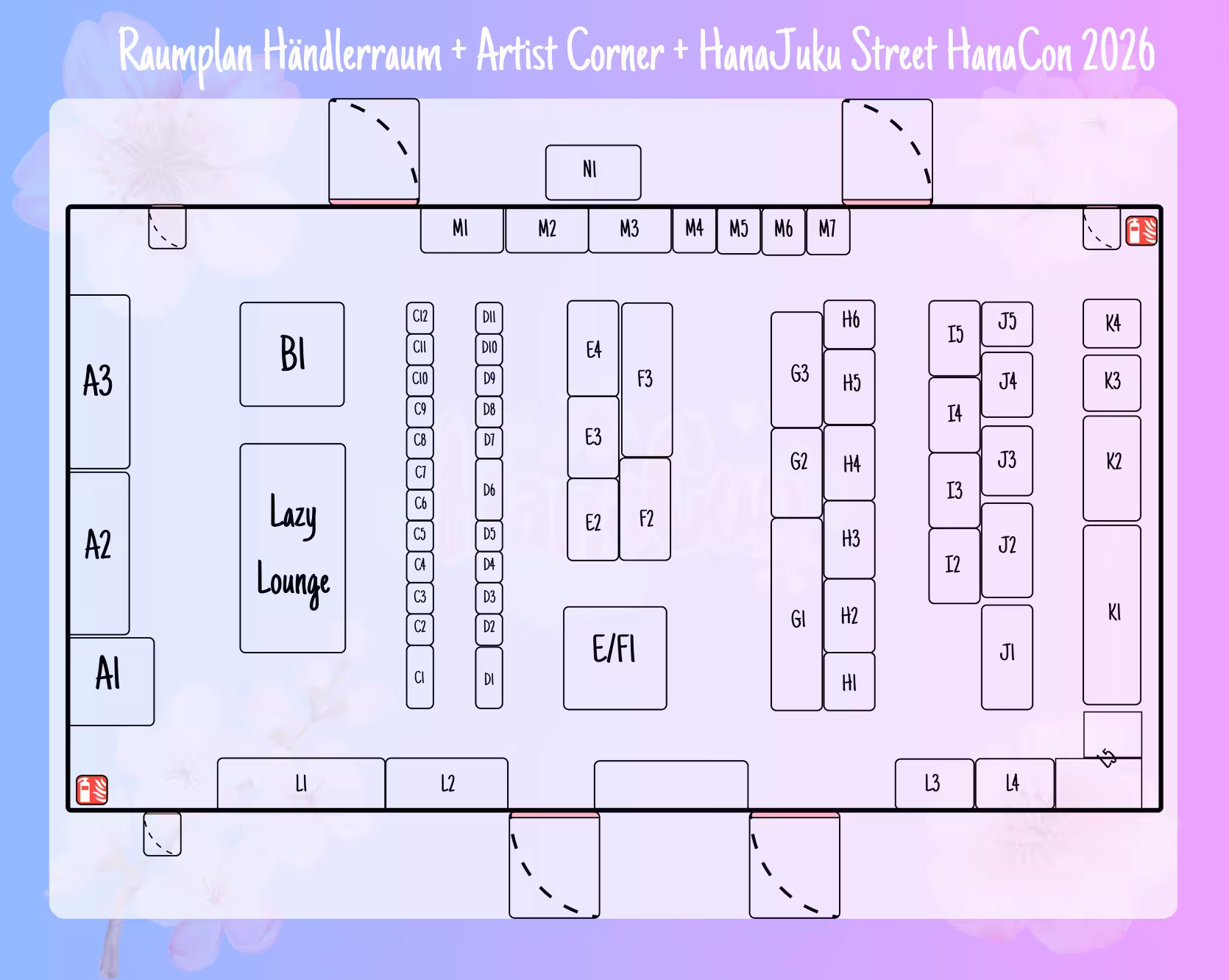 Vendor Hall Floor Plan