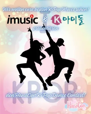 ✨ K-Pop Dance Contest auf der HanaCon! ✨
Wir wollen eure besten K-Pop Moves sehen!! (≧◡≦) ♡
Gemeinsam mit @kidol_official & @kpopimusicdk präsentieren wir euch unseren KPop Dance Contest! 🎀✨
🎥 So macht ihr mit:
– Nehmt während der HanaCon einen K-Pop Dance auf (kein kompletter nötig – ein ikonischer Part reicht!)
– Folgt uns sowie @kidol_official & @kpopimusicdk
– Postet euer Video mit dem Hashtag #HanaCon_KPopDance
🏆 Was gibt’s zu gewinnen?
Nach der Con wählen wir 3 Gewinner:innen aus!
Diese erhalten ein K-Pop Überraschungs-Paket und werden auf unserem Account gefeatured! 💖✨
Einsendeschluss ist nach der HanaCon - der 24.05. (damit ihr noch in Ruhe die Videos schneiden könnt 💕) 
Also: Kamera an, Musik laut und zeigt uns, was ihr draufhabt! (๑•̀ㅂ•́)و✧
#hanacon2026 #hannover #kpop #wettbewerb